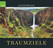 GEO Traumziele 2025 - Wand-Kalender - Reise-Kalender - Poster-Kalender - 50x45