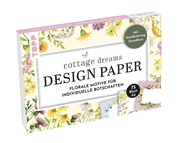 Handlettering Design Paper Block Cottage Dreams A5: Florale Motive