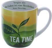 Tasse Tea Time 'Vergiss nie: Das Leben ist eine Herrlichkeit' - Cover