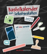 Do-it Yourself schwarz 2025 - Bastelkalender - DIY - 21x24