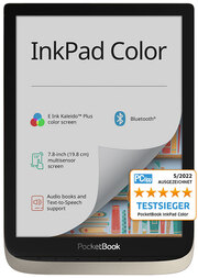 PocketBook E-Book-Reader InkPad Color moon silver (hellgrau)