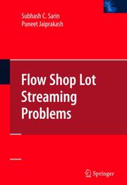 Flow Shop Lot Streaming Problems