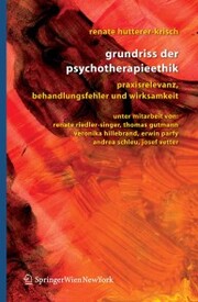 Grundriss der Psychotherapieethik - Cover