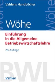 Einführung in die Allgemeine Betriebswirtschaftslehre - Cover