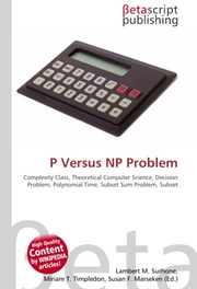 P Versus NP Problem - Cover