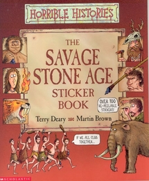 Savage Stone Age Sticker Book