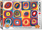 3D Lenticular Kandinsky: Color Study of Squares