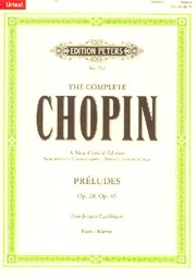 Haftnotizblock Chopin Préludes op. 28, op. 45