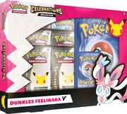 Pokémon Celebrations - Siegfrieds Glurak-V und Dunkles Feelinara-V
