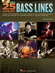 25 Great Bass Lines -For Bass Guitar- (Book & CD)