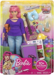 Barbie - Reise Daisy Puppe und Zubehör
