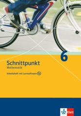 Schnittpunkt - Ausgabe für Nordrhein-Westfalen - Neubearbeitung. Mathematik für Realschulen, Arbeitsheft mit Lernsoftware und Lösungsheft 6. Schuljahr