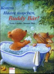 Komm Haare waschen, Buddy Bär!
