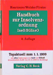 Handbuch zur Insolvenzordnung/InsO, EGInsO