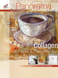 Collagen mit Papier & Pastellkreiden