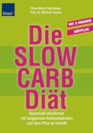 Die SLOW CARB Diät - Cover