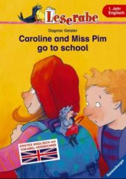 Caroline and Miss Pim go to school