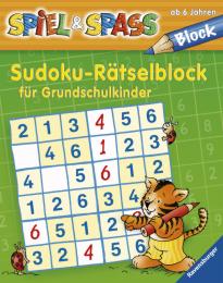 Sudoku-Rätselblock für Grundschulkinder