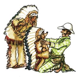 Mecki bei den Indianern - Illustrationen 2