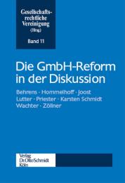 Die GmbH-Reform in der Diskussion