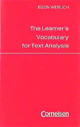 Learner's voacbulary for the text analysis