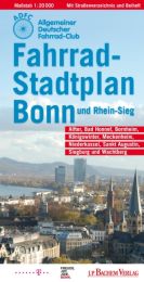 Fahrrad-Stadtplan Bonn und Rhein-Sieg