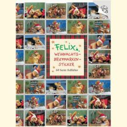 Felix-Weihnachtsbriefmarken-Sticker