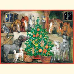 Weihnacht bei den Pferden