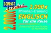 2000 x Minuten-Training Englisch für die Reise