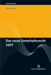 Das neue Unterhaltsrecht 2008