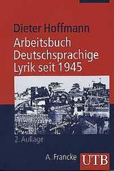 Arbeitsbuch Deutschsprachige Lyrik seit 1945