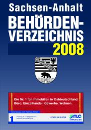 Behördenverzeichnis Sachsen-Anhalt 2008