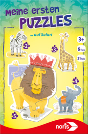 Meine ersten Puzzles ... auf Safari - Cover