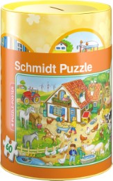 Spardose & Puzzle - Bauernhof
