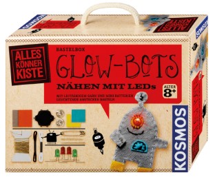 Bastelbox - Glow-Bots: Nähen mit LEDs