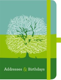 Green Address & Birthday Book Dominique Vari - Cover
