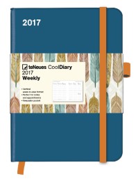CoolDiary Weekly Petrol/Feather 2017
