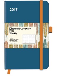 CoolDiary Weekly Petrol/Feather 2017