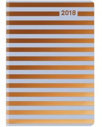 Midi Flexi Diary GlamLine: Stripes 2018 - Cover