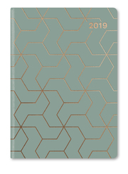 GlamLine Booklet Diary Jade Copper 2019