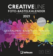 Foto-Bastelkalender schwarz 2021 - Cover
