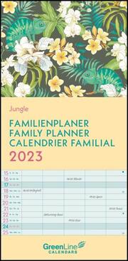 GreenLine Jungle 2023 Familienplaner - Cover