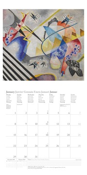 Kandinsky 2024 - Wand-Kalender - Broschüren-Kalender - 30x30 - 30x60 geöffnet - Kunst-Kalender - Illustrationen 2