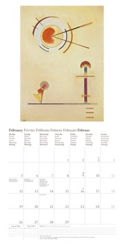 Kandinsky 2024 - Wand-Kalender - Broschüren-Kalender - 30x30 - 30x60 geöffnet - Kunst-Kalender - Illustrationen 3