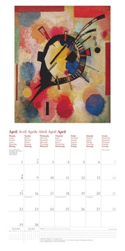 Kandinsky 2024 - Wand-Kalender - Broschüren-Kalender - 30x30 - 30x60 geöffnet - Kunst-Kalender - Illustrationen 5