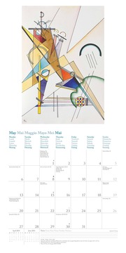 Kandinsky 2024 - Wand-Kalender - Broschüren-Kalender - 30x30 - 30x60 geöffnet - Kunst-Kalender - Illustrationen 6