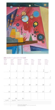Kandinsky 2024 - Wand-Kalender - Broschüren-Kalender - 30x30 - 30x60 geöffnet - Kunst-Kalender - Illustrationen 8
