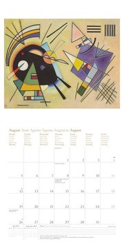 Kandinsky 2024 - Wand-Kalender - Broschüren-Kalender - 30x30 - 30x60 geöffnet - Kunst-Kalender - Illustrationen 9