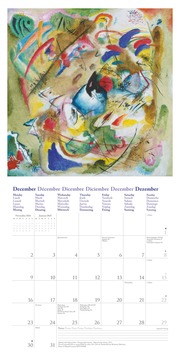 Kandinsky 2024 - Wand-Kalender - Broschüren-Kalender - 30x30 - 30x60 geöffnet - Kunst-Kalender - Illustrationen 13