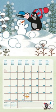 Der kleine Maulwurf 2024 - Wand-Kalender - Broschüren-Kalender - 30x30 - 30x60 geöffnet - Kinder-Kalender - Abbildung 1